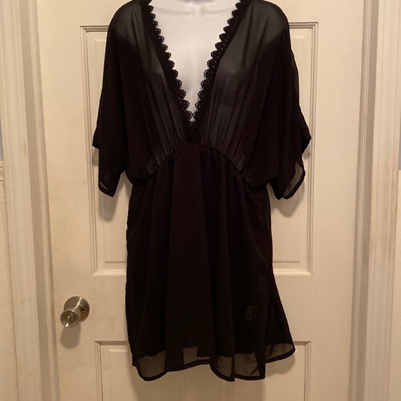 SHEIN Other - Shein Women's XL Black Swimsuit Cover up NWOT